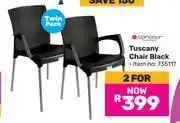 Game Contour Tuscany Chair (Black)-For 2 offer