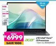 Game Acer 14.1(35cm) e10 Intel Core i3 Processor offer
