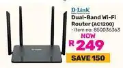 Game D-Link Dual-Band Wi-Fi Router AC1200 offer