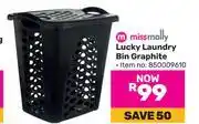 Game Miss Molly Lucky Laundry Bin (Graphite) offer