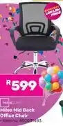 Game Mainstays Miles Mid Back Office Chair offer
