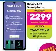 Game Samsung Galaxy A07 Smartphone offer