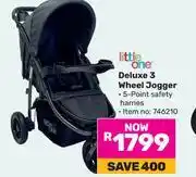 Game Little One Deluxe 3 Wheel Jogger offer