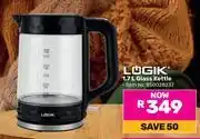 Game Logik 1.7Ltr Glass Kettle 850028237 offer