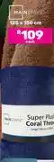 Game Mainstays Super Plush Throw 125 x 150cm offer