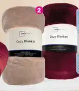 Game Mainstays Cozy Blanket 200 x 200cm-Each offer