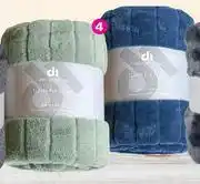 Game Mainstays DH Wide Fur Blanket 200 x 200cm Or 180 x 200cm Assorted-Each offer