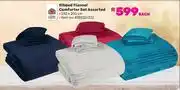 Game Always Home Ribbed Flannel Comforter Set Assorted 230 x 200cm-Each offer