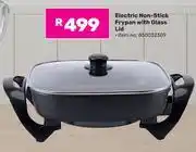 Game Logik Electric Non Stick Frypan With Glass Lid offer