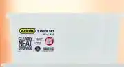 Game Addis 3 Piece Clearly Neat Storage Box Set offer