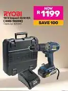 Game Ryobi 18V Impact Drill Kit XHD-1820K offer