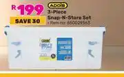Game Addis 3 Piece Snap n Store Set offer