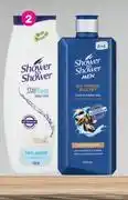 Game Shower To Shower Shower Gel Assorted-For 2 x 500ml offer
