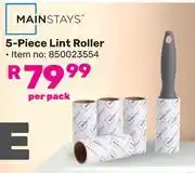 Game Mainstays 5 Piece Lint Roller-Per Pack offer