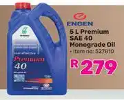 Game Engen 5L Premium SAE 40 Monograde Oil offer