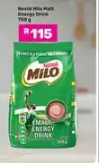 Game Nestle Milo Malt Energy Drink-750g offer