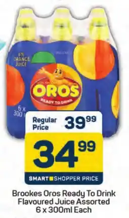 Pick n Pay Hypermarket Brookes Oros Ready To Drink Flavoured Juice Assorted offer