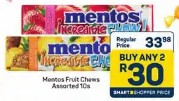 Pick n Pay Hypermarket Mentos Fruit Chews Assorted offer