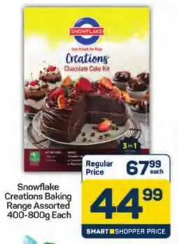 Pick n Pay Hypermarket Snowflake Creations Baking Range Assorted offer