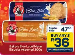 Pick n Pay Hypermarket Bakers Blue Label Marie Biscuits Assorted offer