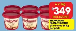 Shoprite Thokoman peanut butter offer