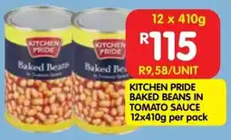 Shoprite Kitchen pride baked beans in tomato sauce offer