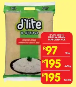 Shoprite D'lite white medium grain parboiled rice offer