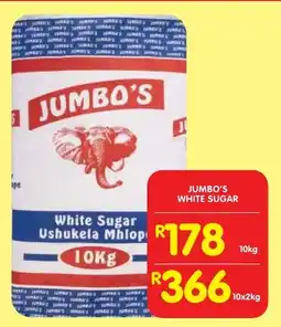 Shoprite Jumbo's white sugar offer
