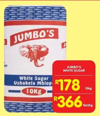 Shoprite Jumbo's white sugar offer