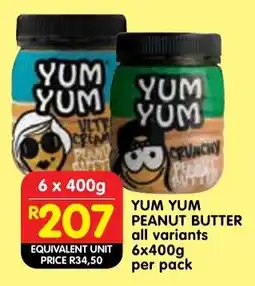 Shoprite Yum yum peanut butter offer