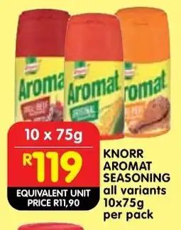 Shoprite Knorr aromat seasoning offer