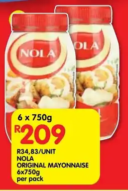 Shoprite Nola original mayonnaise offer