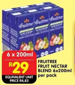 Shoprite Fruitree fruit nectar blend offer