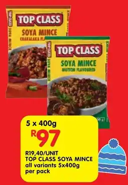 Shoprite Top class soya mince offer