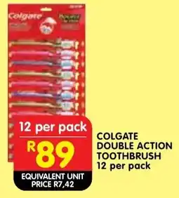 Shoprite Colgate double action toothbrush offer