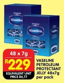 Shoprite Vaseline petroleum protectant jelly offer