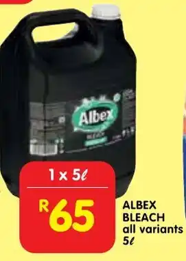 Shoprite Albex Bleach offer