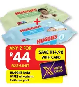 Shoprite Huggies baby wipes offer