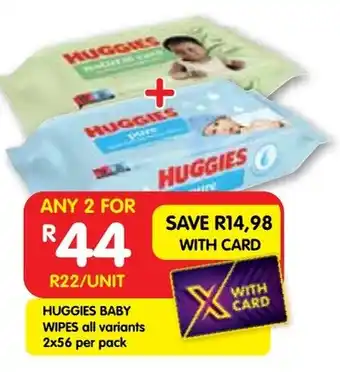 Shoprite Huggies baby wipes offer