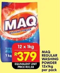 Shoprite Maq regular washing powder offer