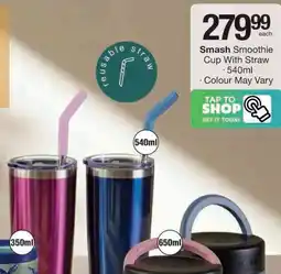 Checkers Hyper Smash Smoothie Cup With Straw offer