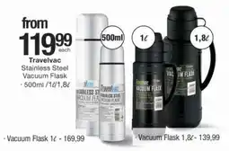 Checkers Hyper Travelvac Stainless Steel Vacuum Flask offer