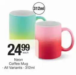 Checkers Hyper Neon Coffee Mug offer
