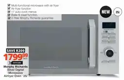 Checkers Hyper Morphy Richards Silver Digital Microwave Airfryer Oven offer