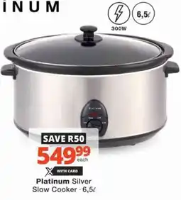 Checkers Hyper Platinum Silver Slow Cooker offer