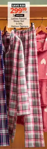 Checkers Hyper Ladies Flannel Sleep Set offer