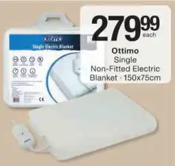 Checkers Hyper Ottimo Single Non-Fitted Electric Blanket offer