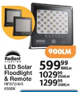 Mica Radiant Lighting LED Solar Floodlight & Remote offer