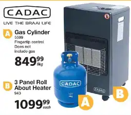 Mica Cadac 3 Panel Roll About Heater offer