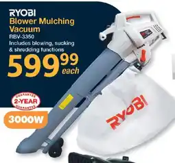 Mica Ryobi Blower Mulching Vacuum offer